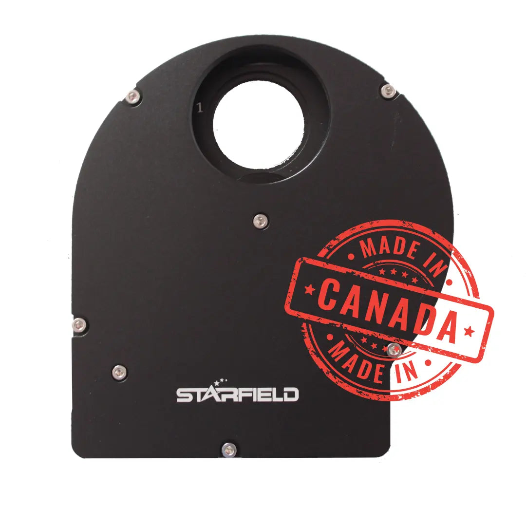 Starfield Ultra Thin Motorized Filter Wheel - 5 x 1.25" Filters - V4 High Speed
